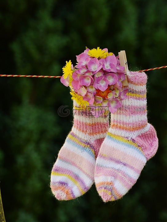 短袜,儿童袜子,针织