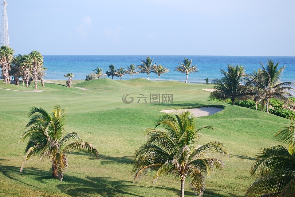 牙买加,度假村,高尔夫