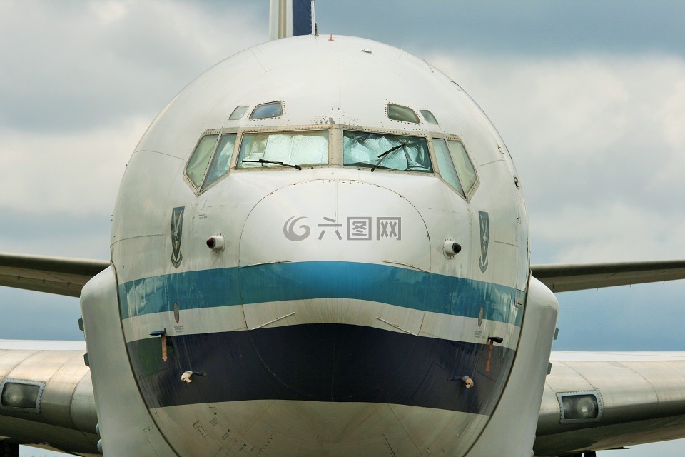 飞机,固定的翼,b 707