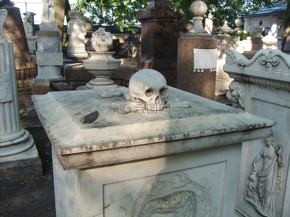 死亡,严重,墓地
