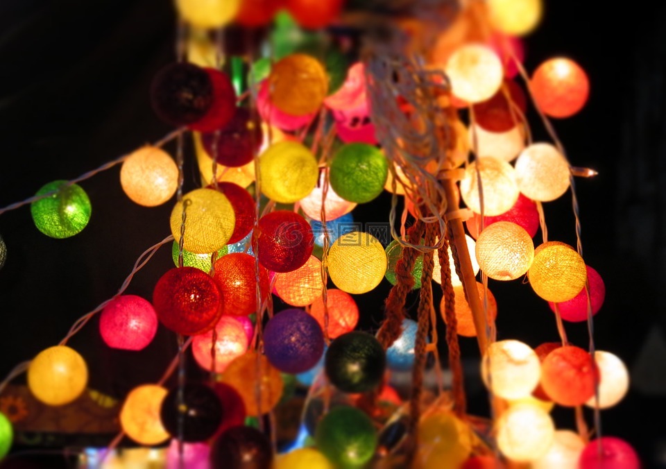 lichterkette,中国的灯笼,灯