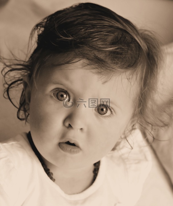 肖像,可爱,娃娃