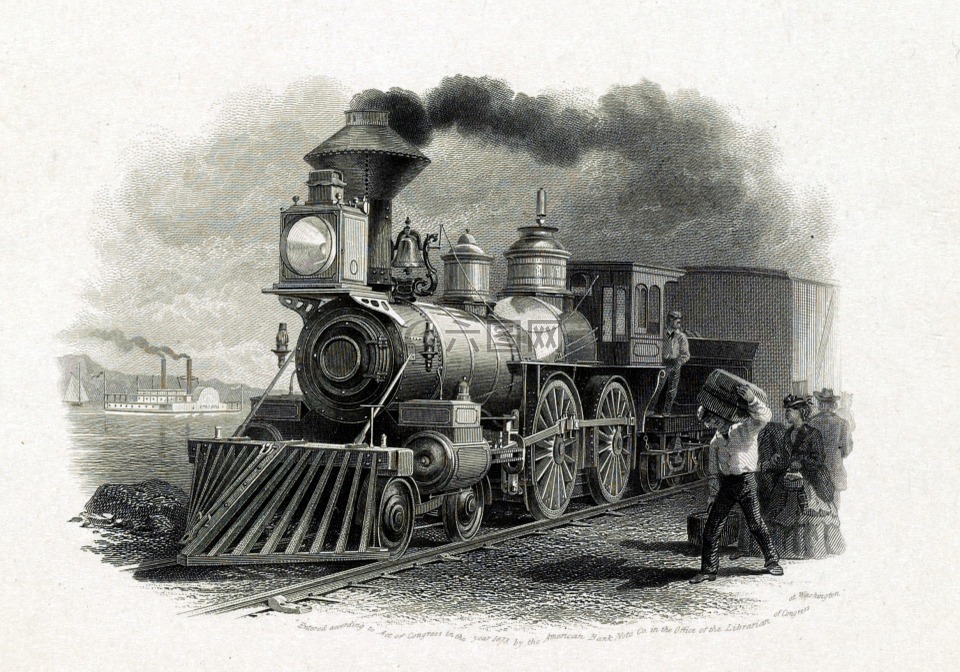 蒸汽火车,火车,运输