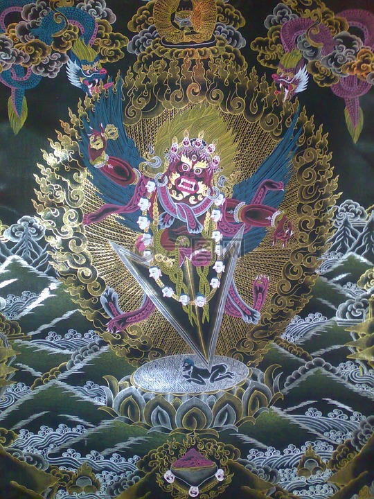 佛教的神性,西藏,冥想神