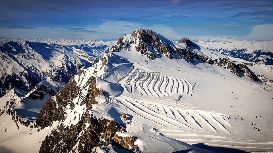 kitzsteinhorn,卡普伦,萨尔茨堡