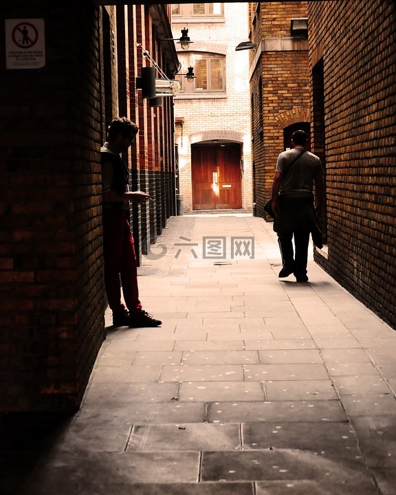 街道,英國,孤獨