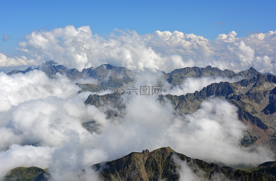 比利牛斯,山,法国