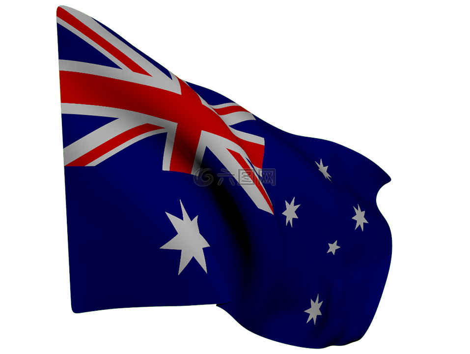 澳大利亚标志,蓝色,星级