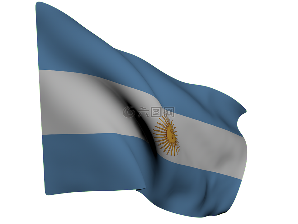 标志,阿根廷,蓝色