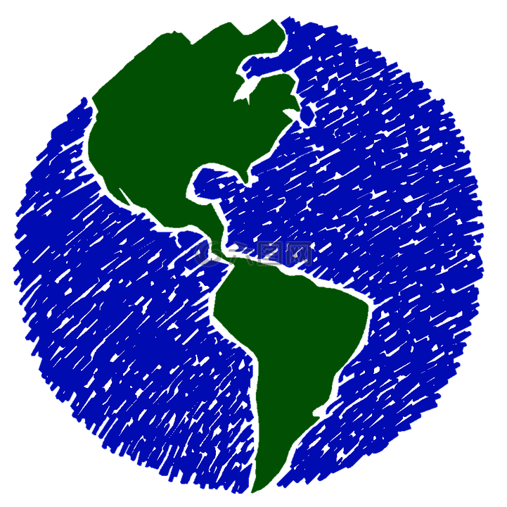 全球,图,地球