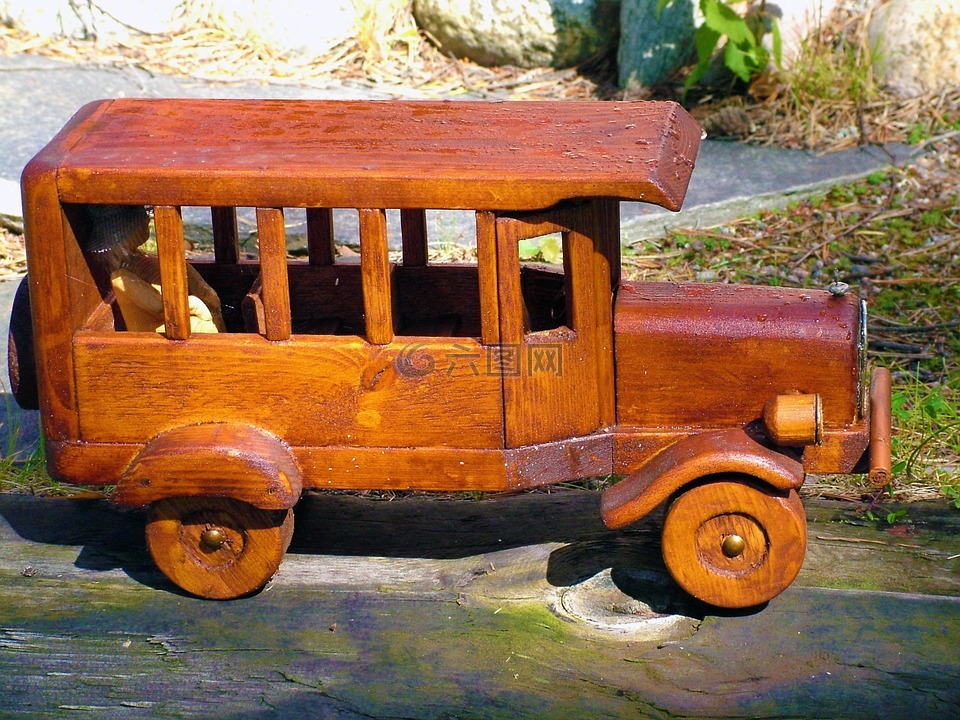 木,玩具车,汽车