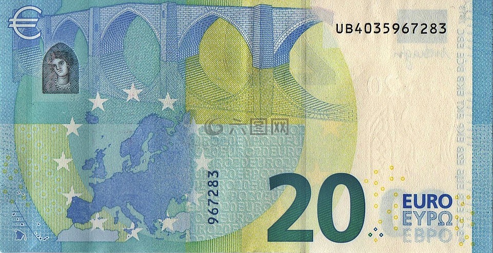 欧元,金钱,纸币