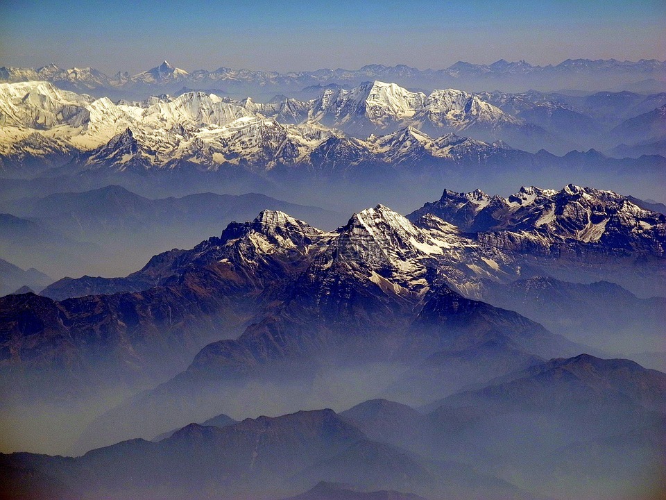 喜马拉雅山,山,景观