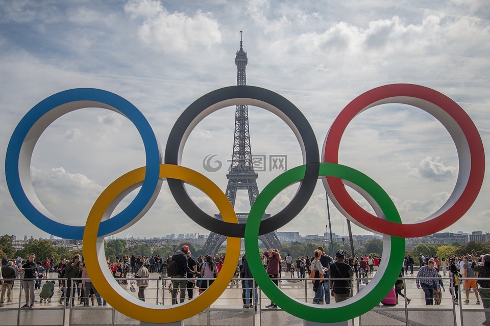 奥运五环,巴黎,旅游