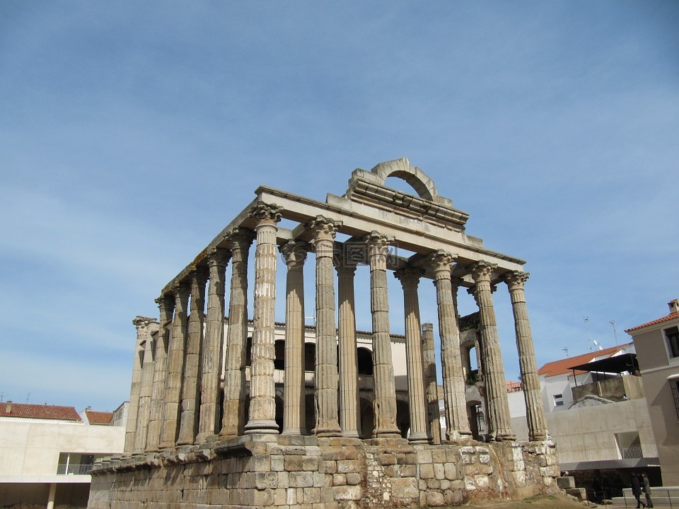 寺,梅里达,罗马帝国的衰落