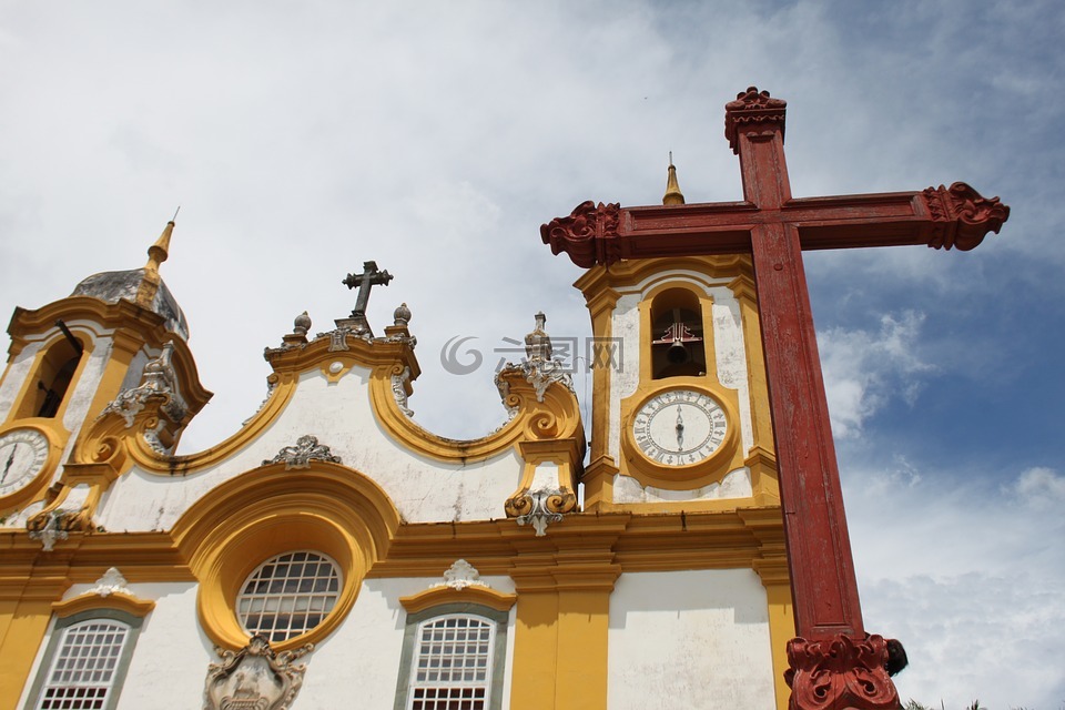 里约热内卢,教堂,巴洛克式