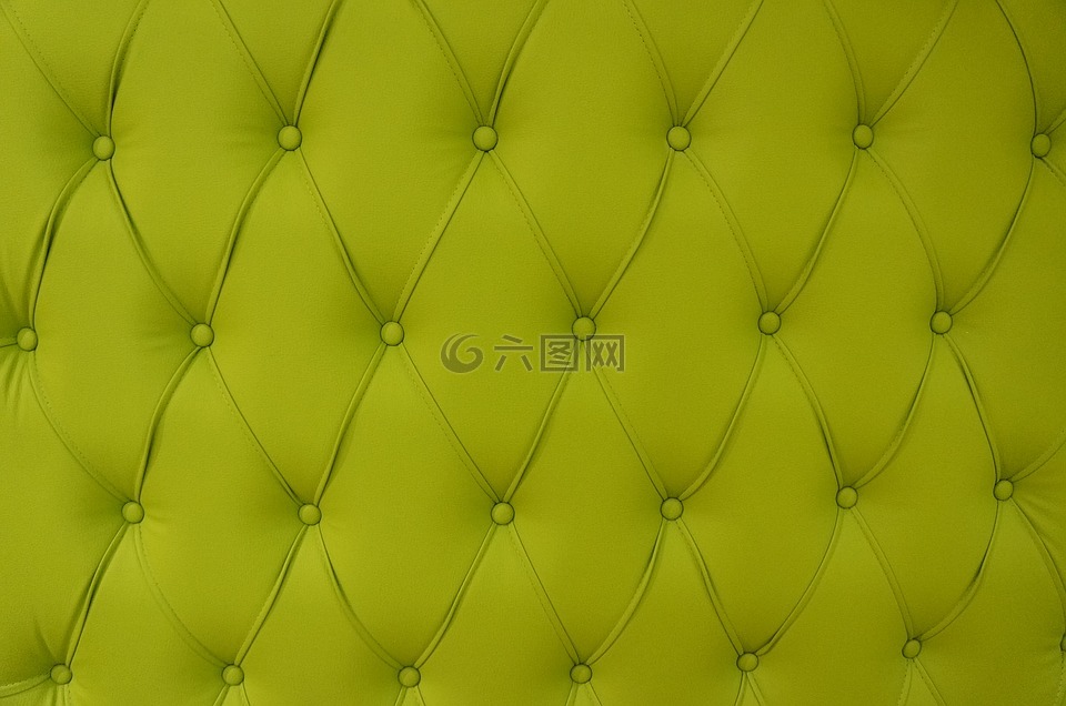 黄绿色,沙发,模式