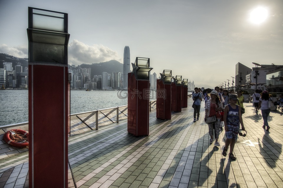 香港,星光大道,维多利亚港湾