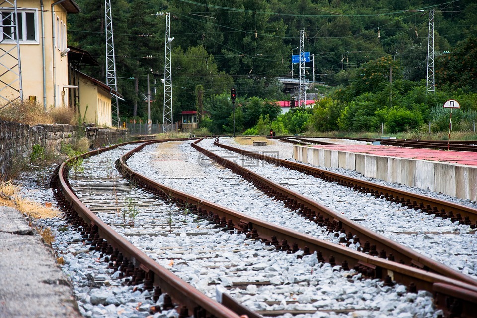车站,保加利亚,铁路线