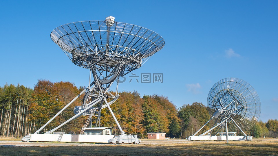 电台,望远镜,空间