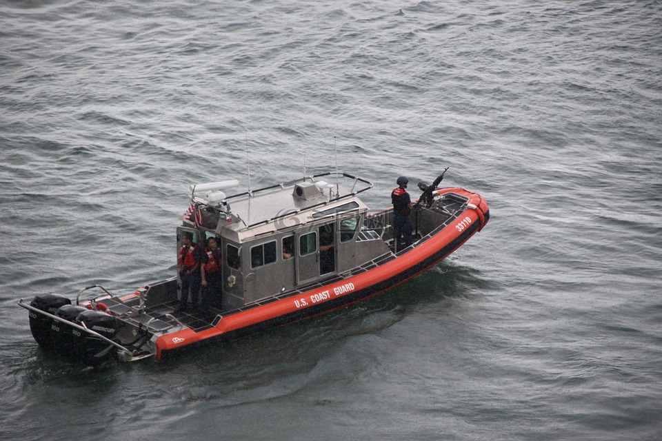 船,海岸警卫队,救援
