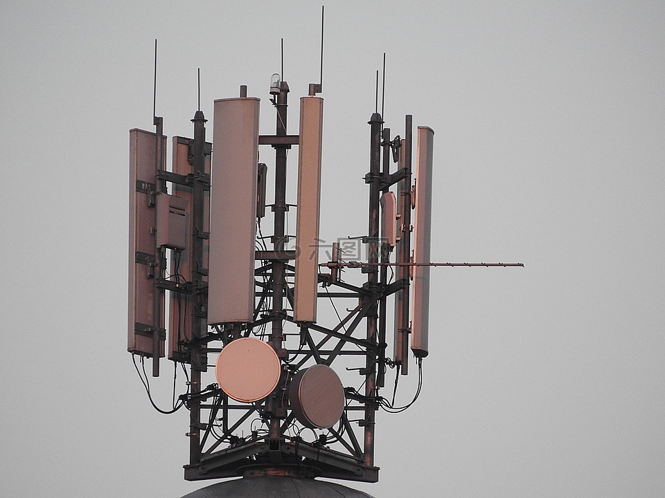 手机天线塔,辐射,无线电天线