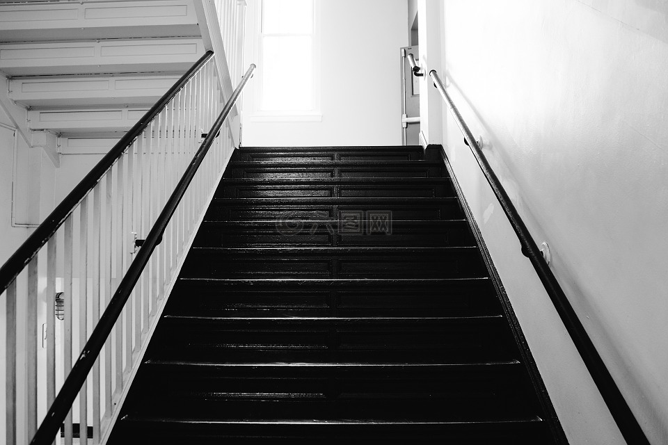 楼梯,步骤,室内