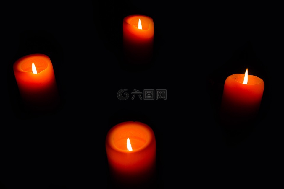 蜡烛,烛光,火焰