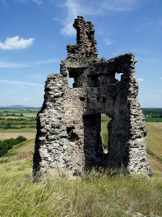 斯洛伐克,大白矾,城堡的废墟
