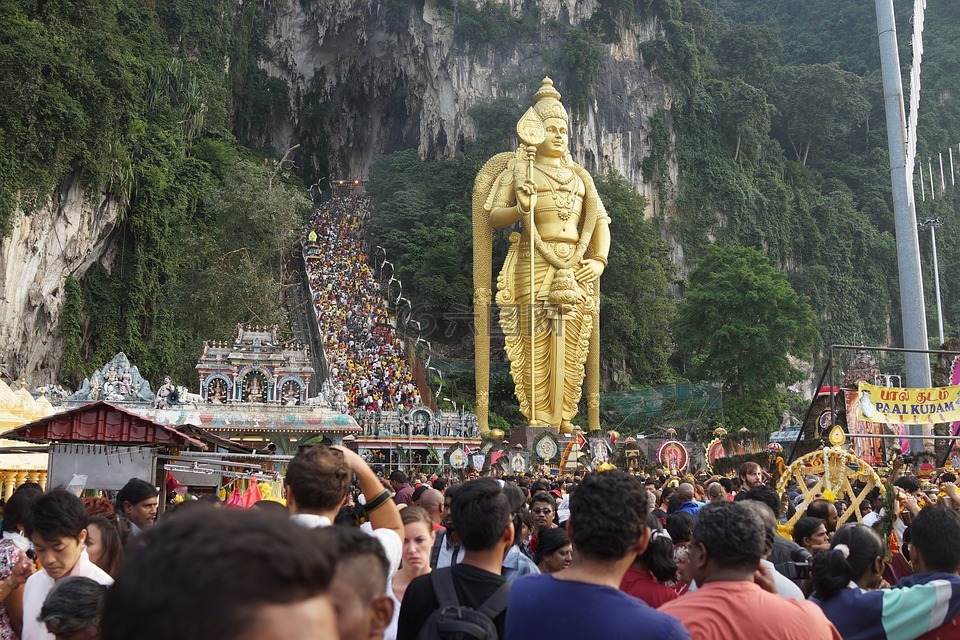 雕像,主murugan,大宝森节