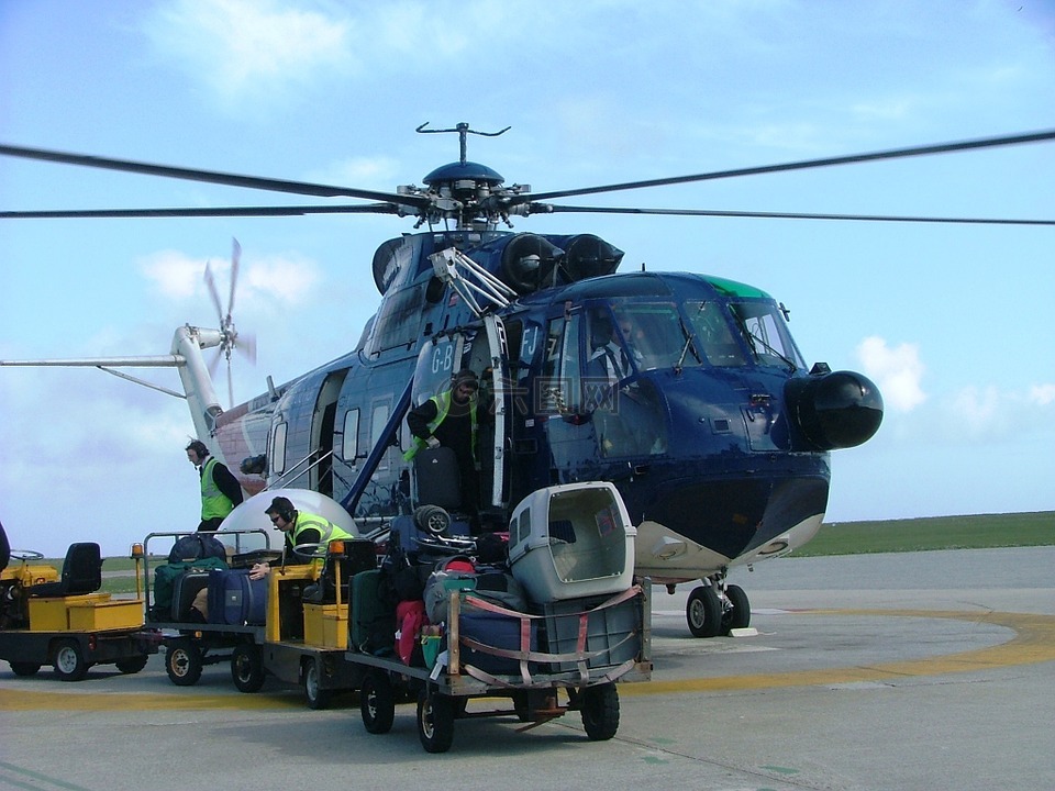 直升机,锡利群岛,锡利