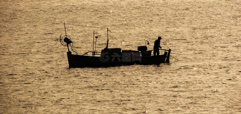 塞浦路斯,阿依,渔船