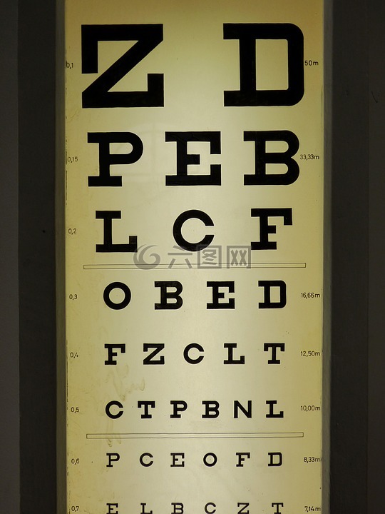 光学,眼科医生,测试