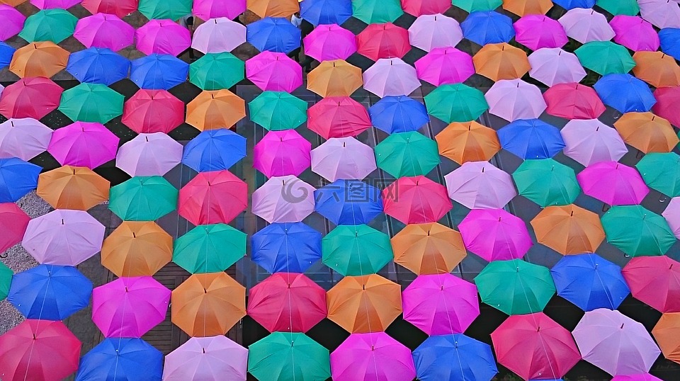 遮阳伞,伞,颜色