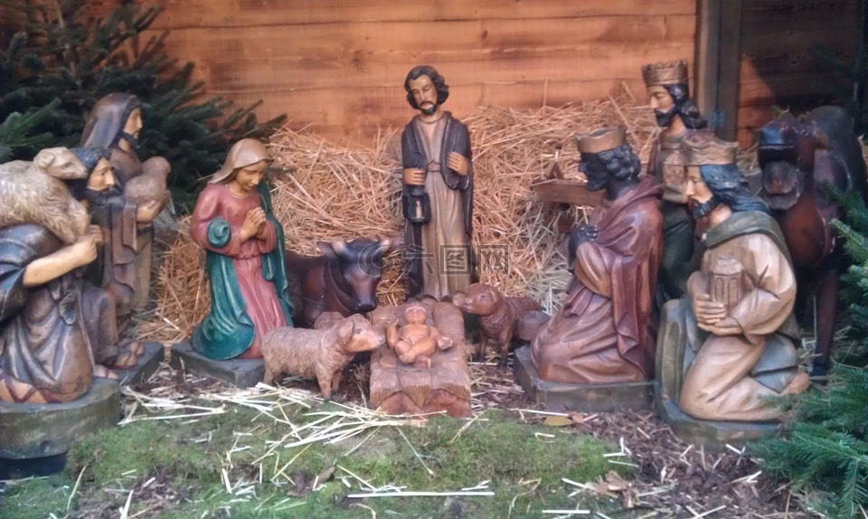 婴儿床,基督教,圣诞节