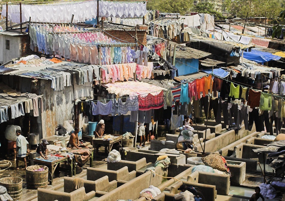 印度,孟买,洗衣