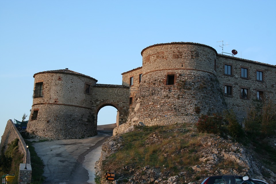 城堡,torriana,里米尼