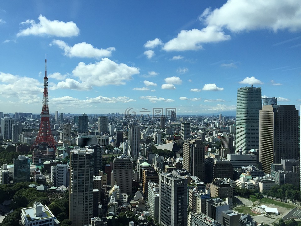 东京,日本,都市
