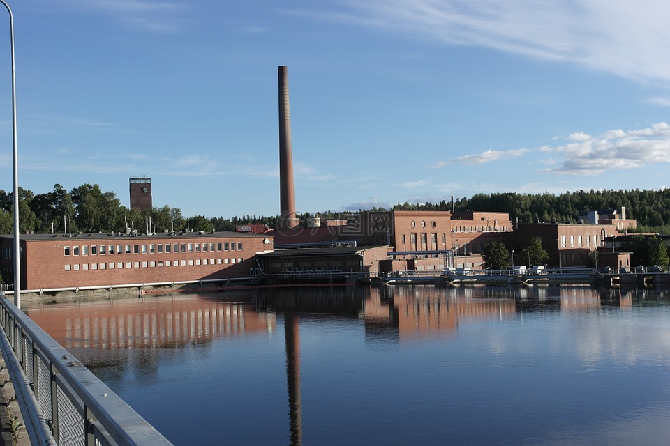 工厂,kuusankoski工厂,厂景观