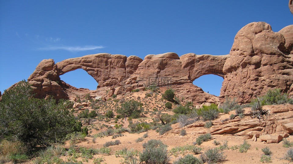 石拱桥,拱,国家公园