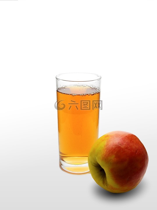 果汁,苹果,玻璃