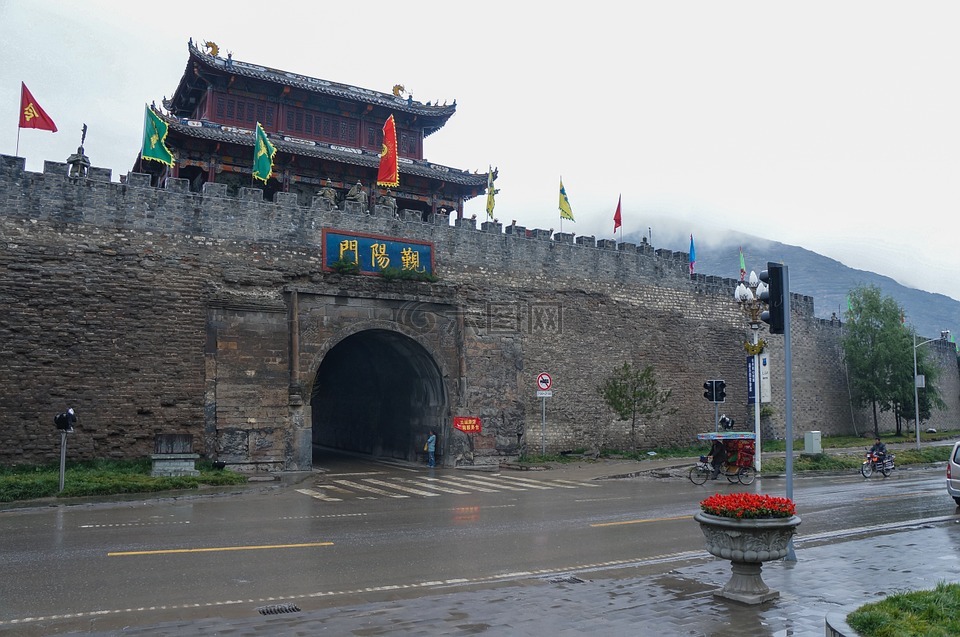 中国西南地区,城墙,松潘