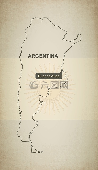 oultine,地图,阿根廷