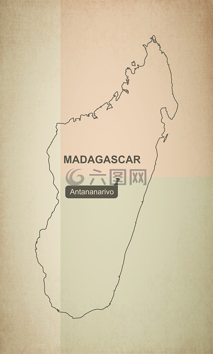 大纲,地图,马达加斯加