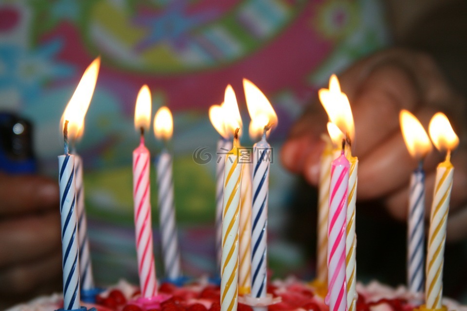 蜡烛,生日,生活