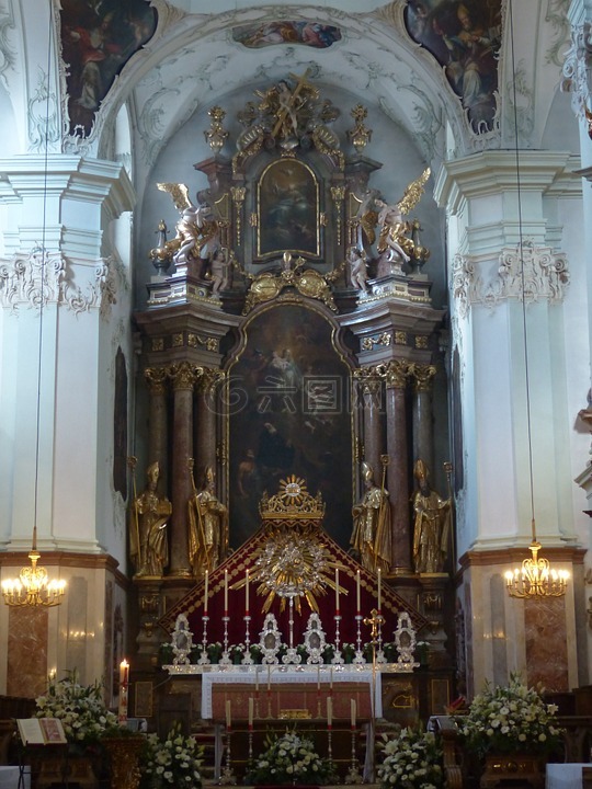 学院的圣伯多禄教堂,萨尔茨堡,圣彼得学院教堂