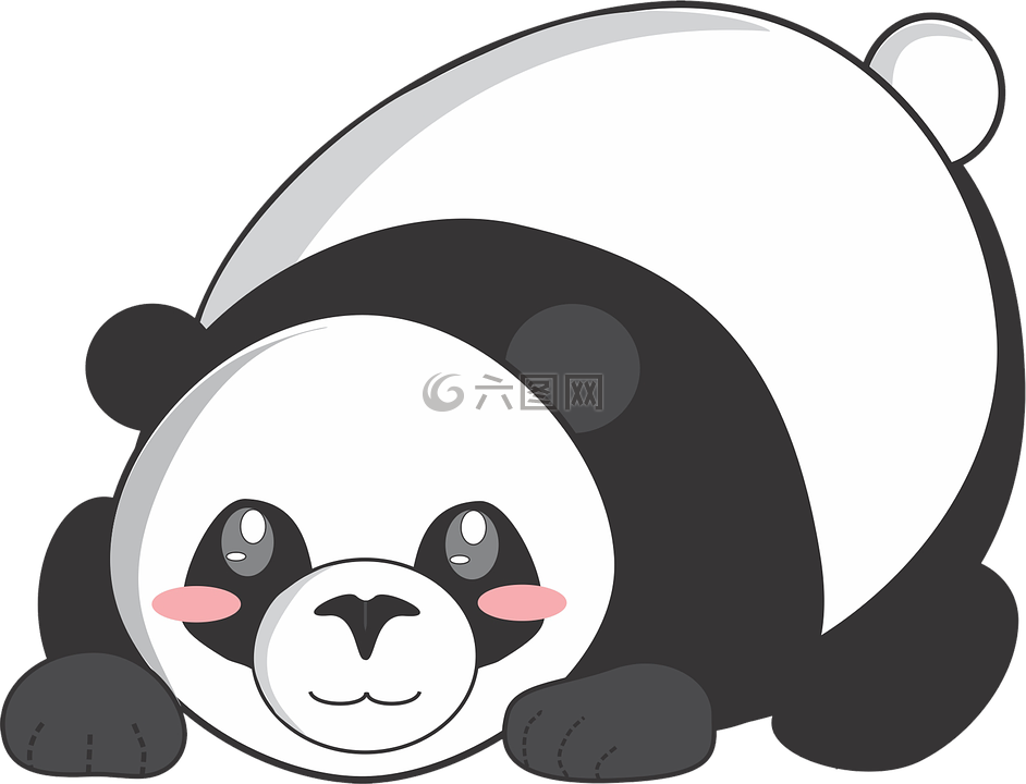 熊猫 卡通 可爱高清图库素材免费下载 图片编号 六图网