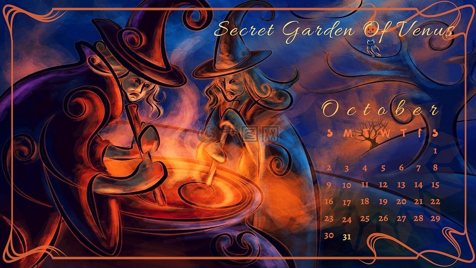 维纳斯的秘密花园,日历,十月