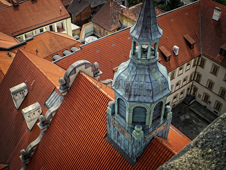 屋顶,塔,教堂