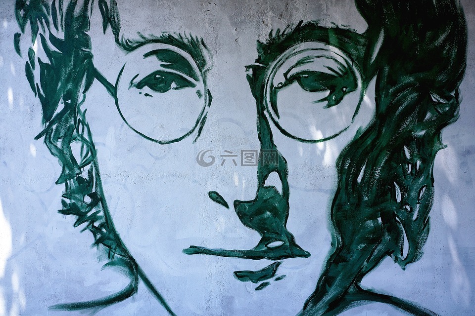约翰 · 列侬,街,艺术
